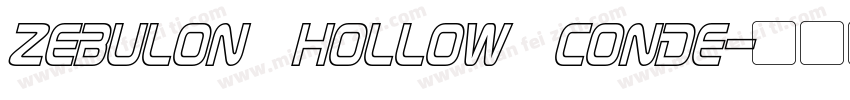 Zebulon Hollow Conde字体转换